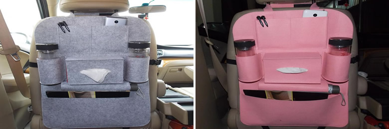 Car Seat Back Felt Storage Bag