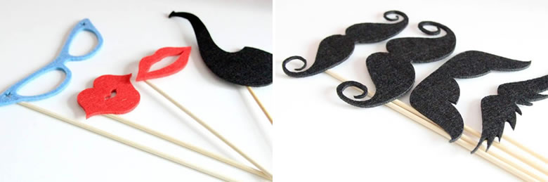 Felt Photo Booth Props